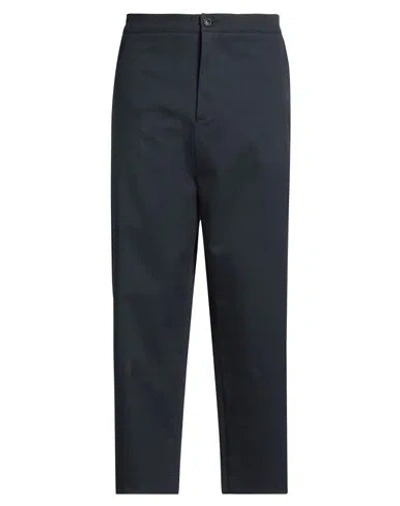 Ted Baker Man Pants Midnight Blue Size 34 Cotton, Elastane