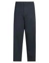 Ted Baker Man Pants Midnight Blue Size 34 Cotton, Elastane In Blue