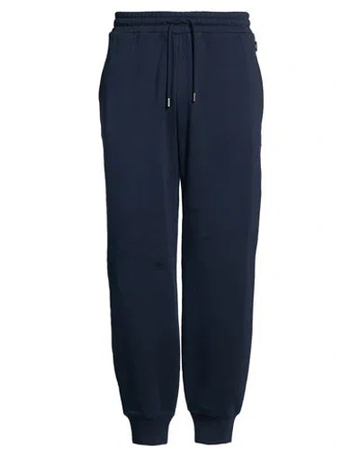 Ted Baker Man Pants Navy Size 34 Cotton In Blue