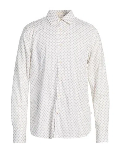 Ted Baker Man Shirt White Size 6 Cotton
