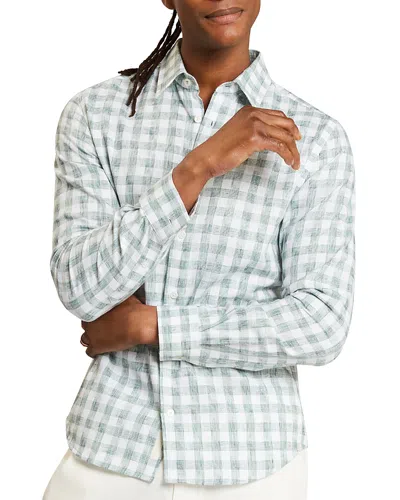 Ted Baker Marc Regular Fit Grindle Check Shirt In Gray