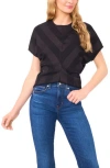 Ted Baker Maria Ruched Top In Black
