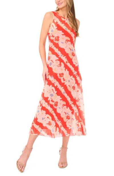 Ted Baker Mariella Floral Sleeveless Mesh Maxi Dress In Multi