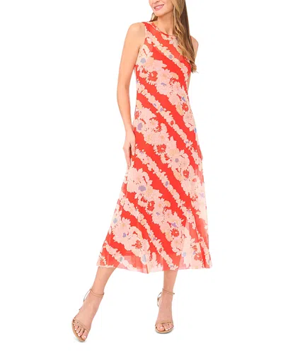 Ted Baker Mariella Floral Sleeveless Mesh Maxi Dress In Multi