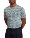 Ted Baker Masyafa Short Sleeve Triangle Geometric Tee In Blue