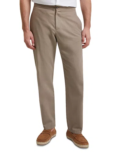 Ted Baker Maurce Straight Leg Trousers In Gray