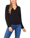 Ted Baker Meliora Collared V Neck Top In Black