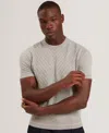 Ted Baker Canon Chevron Stitch T-shirt In Gray