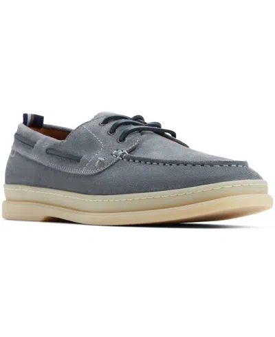 Ted Baker Men's Cromer Leather Lace Up Boat Shoes In Gray