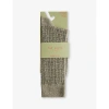 Ted Baker Mens Grey Sokksix Graphic-pattern Stretch Cotton-blend Socks