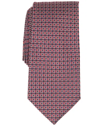 Ted Baker Men's Grid Classic Tie In Red