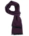 Ted Baker Men's Hexagon Pattern Scarf In Brown