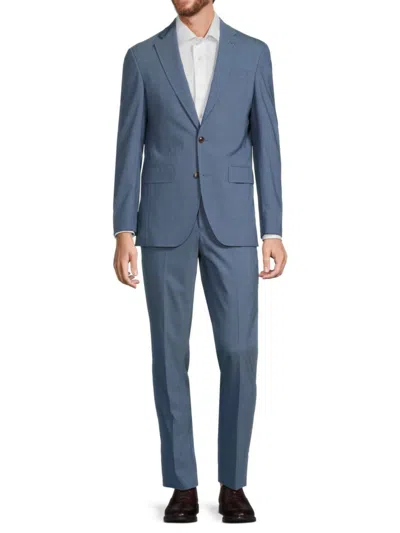 Ted Baker Men's Jay Sharksin Wool Blend Suit In Light Blue