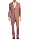 Ted Baker Men's Karl Crosshatch Wool Blend Suit In Coral