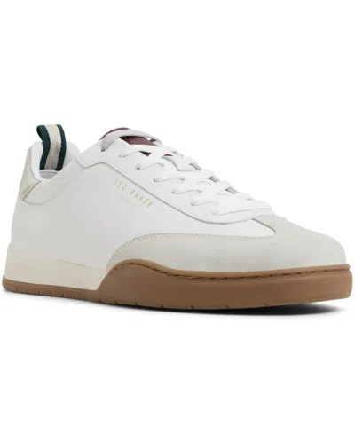 Ted Baker Men's Kenwood Lace Up Sneakers In White