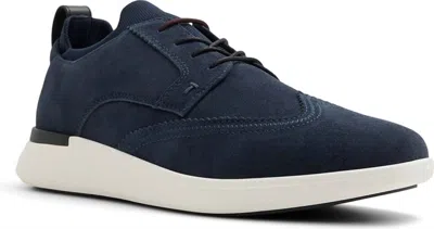 Ted Baker Men's Leather Shoes Lace Up Footwear Halton In Navy Blue