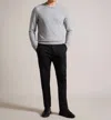 Ted Baker Men Lentic Raglan Sleeve Pullover Sweater In Grey-marl In Multi