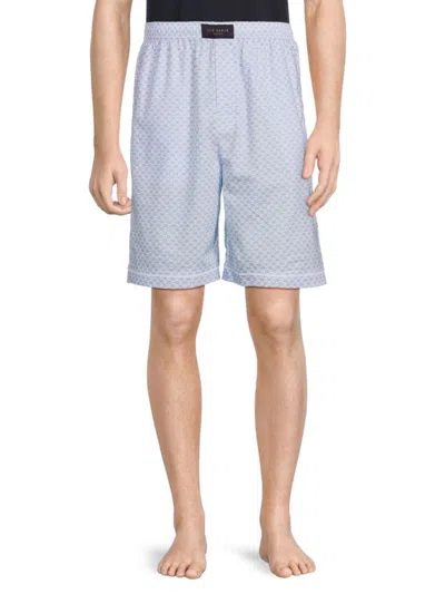 Ted Baker Men's Luxe Print Pajama Shorts In Checker