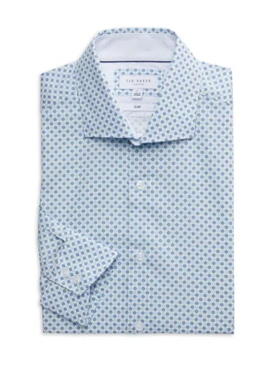 Ted Baker Men's Micro Print Slim Fit Dress Shirt