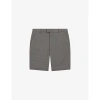 Ted Baker Mens Navy Katford Textured Stretch-cotton Shorts