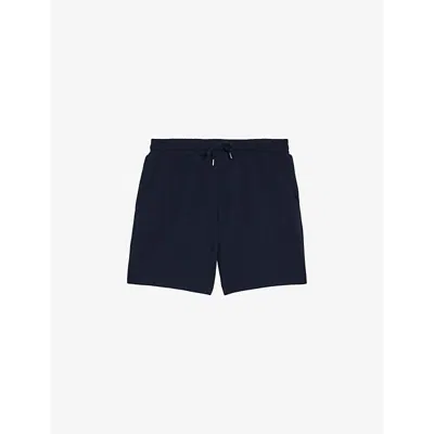 Ted Baker Mens Navy Pensho Relaxed-fit Cotton-jersey Shorts