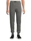 Ted Baker Men's Pinstripe Plaited Fleece Jogger