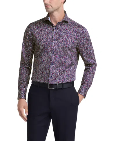 Ted Baker Men's Premium Non-iron Slim Fit Shirt In Purple