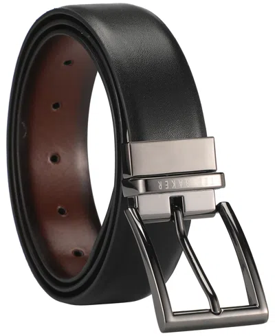 Ted Baker Men's Reversible Leather Belt In Black