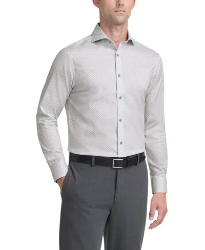 Ted Baker Men's Round Cuff Slim Fit Dress Shirt In Gray