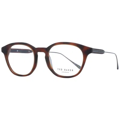 Ted Baker Men's Round Optical Frames In Brown