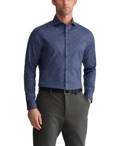 Ted Baker Men's Slim-fit Non-iron Stretch Dress Shirt In Multi