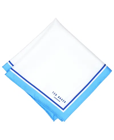 Ted Baker Men's Solid Border Pocket Square In Multi