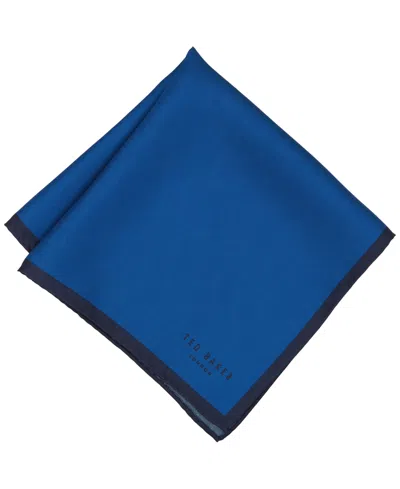 Ted Baker Men's Solid Pocket Square In Teal
