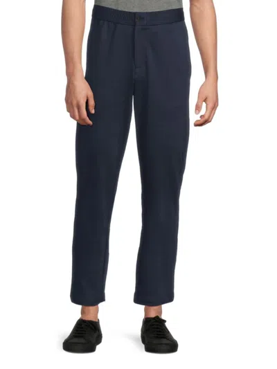 Ted Baker Men's Solid Twill Pants In Blue