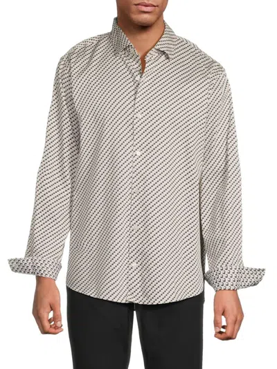 Ted Baker Men's Soren Printed Stretch Cotton Shirt In Multi