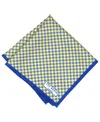 Ted Baker Men's Square Neat Pattern Pocket Square In Yellow