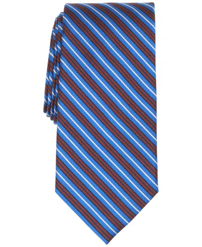 Ted Baker Men's Stripe Classic Tie In Blue,brown