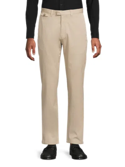 TED BAKER MEN'S TWILL STRETCH-COTTON STRAIGHT-LEG CHINOS