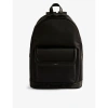 TED BAKER TED BAKER MENS BLACK JACKKS BRANDED NYLON BACKPACK