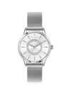 Ted Baker Mesh Strap 33mm Watch In Metallic