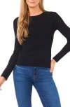 Ted Baker Metallic Pointelle Sweater In Black