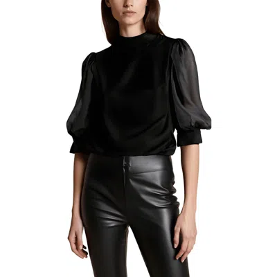 Ted Baker Micaeli Womens Mixed Media Polyester Blouse