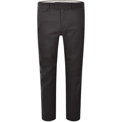 Ted Baker Micro Houndstooth Slim Trousers Grey