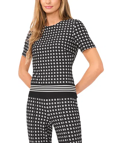 Ted Baker Midge Geo Print Knit Top In Multi