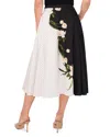 Ted Baker Mixed Print Cotton Circle Skirt In Multi