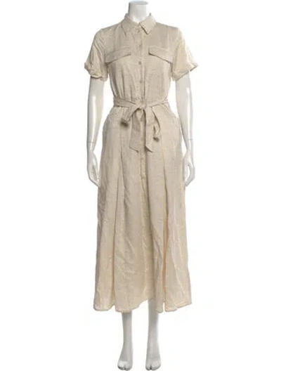 Pre-owned Ted Baker Midi Length Dress W/ Tags In Neutral