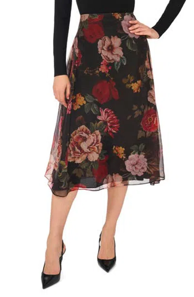 Ted Baker Midi Skirt With Princess Seams In Multi