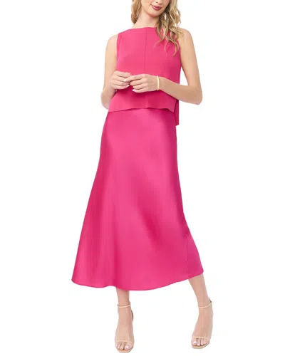 Ted Baker Midori Boat Neck Twofer Dress In Multi