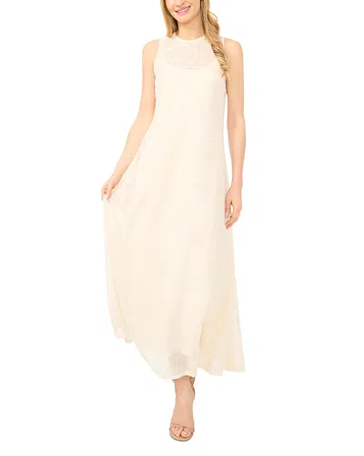 Ted Baker Mimi Mesh Sleeveless Dress In Neutral