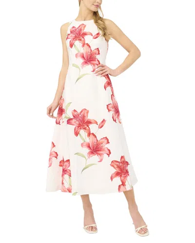 Ted Baker Mina Print Sleeveless Maxi Dress In White